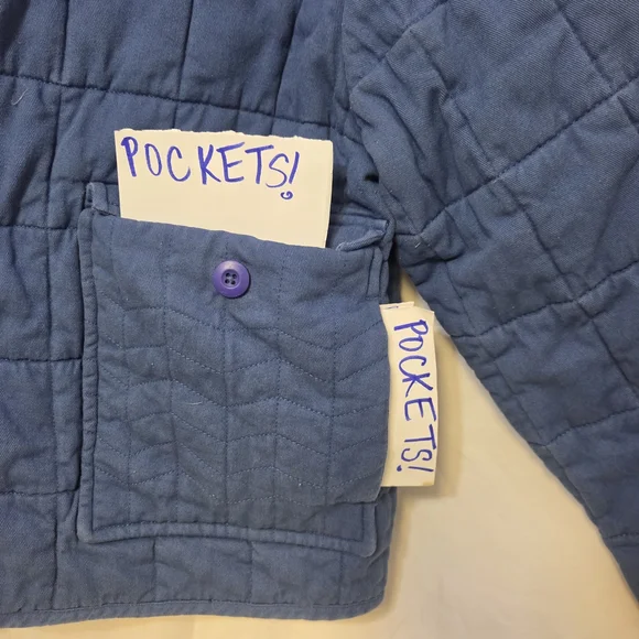 Back Beat Co. Indigo Quilted Jacket - Picture 13 of 16
